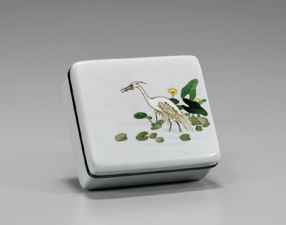 OLD JAPANESE ANDO CLOISONNÉ ENAMEL BOX (1 of 3)