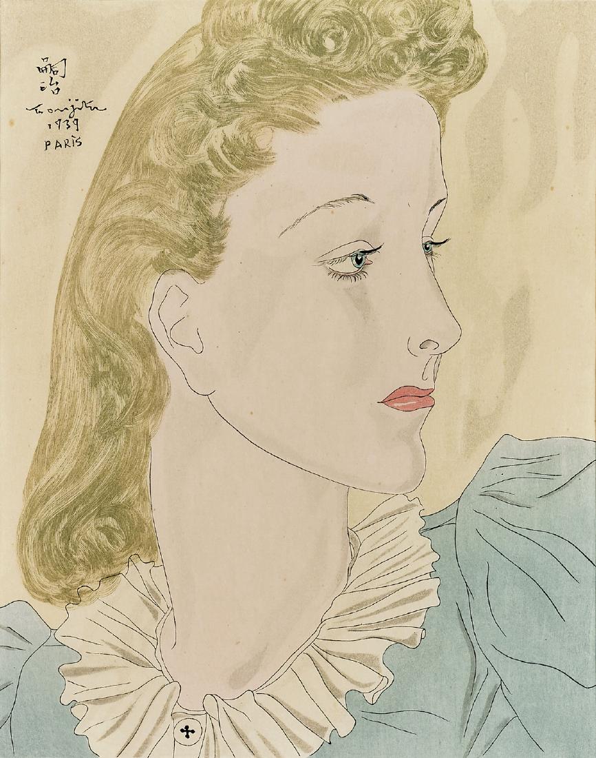 WOODBLOCK PRINT BY L. TSUGUHARU FOUJITA (1 of 2)