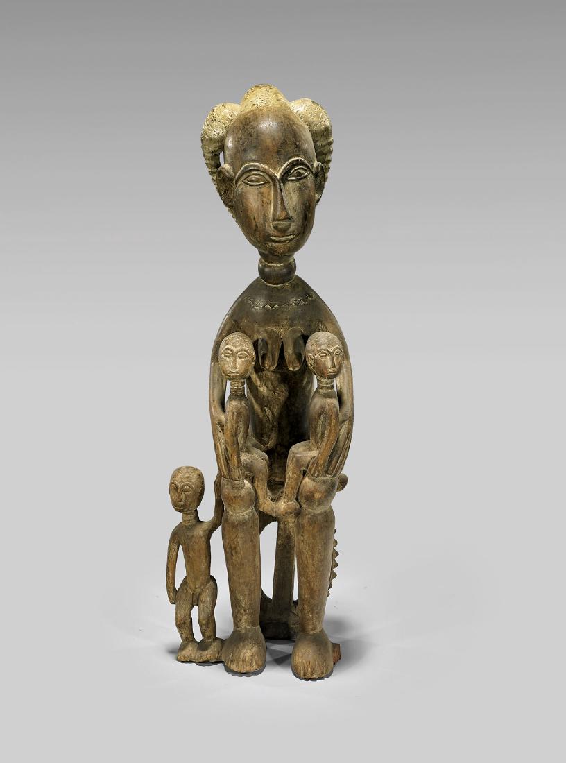 AFRICAN CARVED WOOD MATERNITY GROUP (1 of 2)
