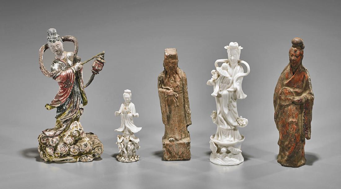 Group of Five Chinese Figures (1 of 1)