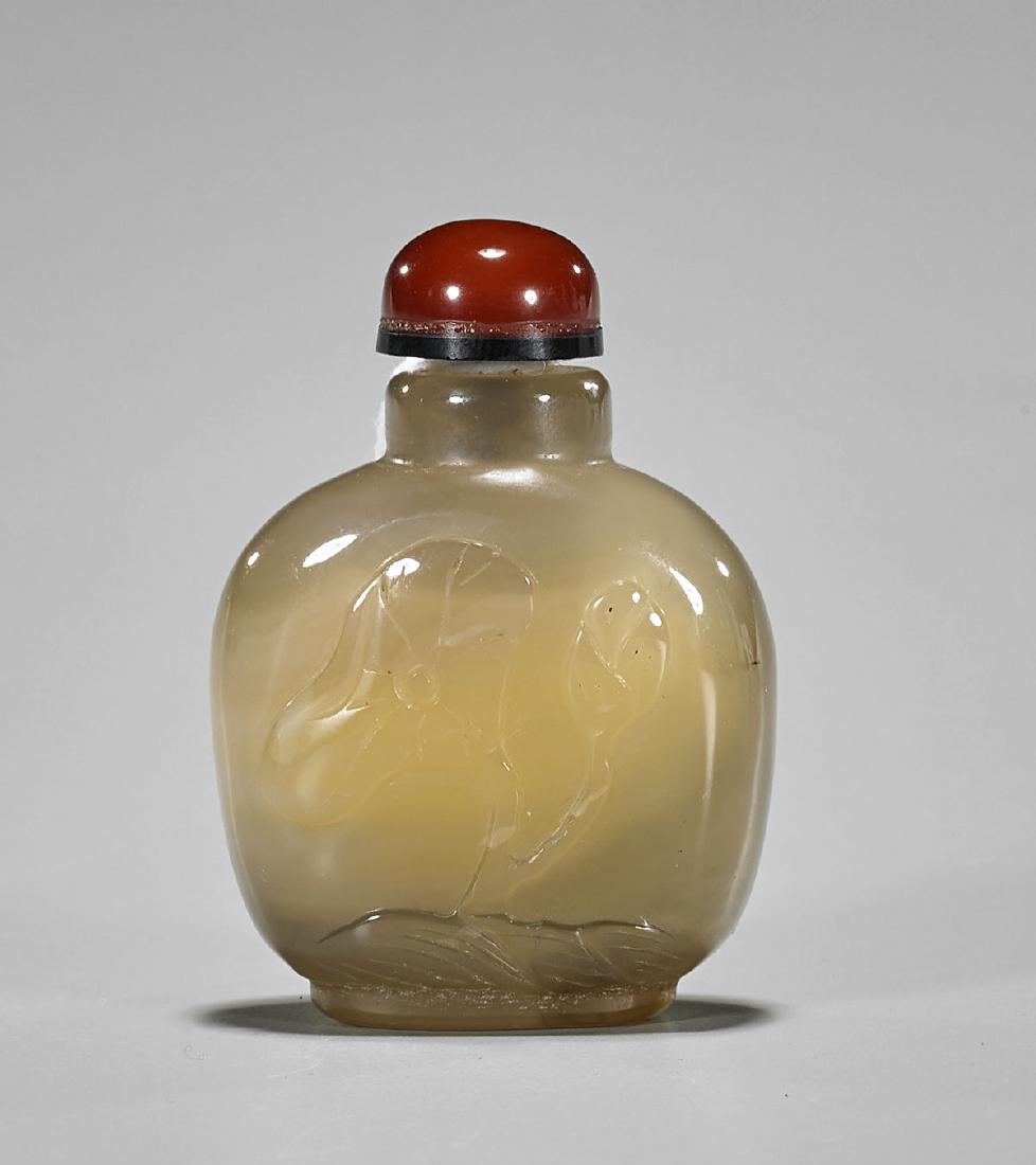 Well-Hollowed Agate Snuff Bottle (1 of 1)