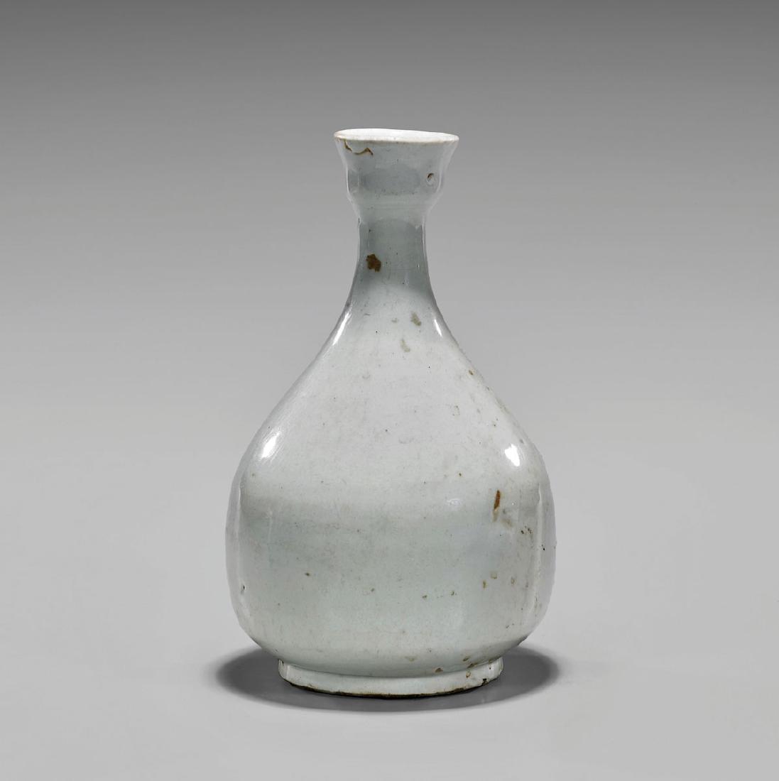 17th Century Korean Glazed Bottle Vase (1 of 2)