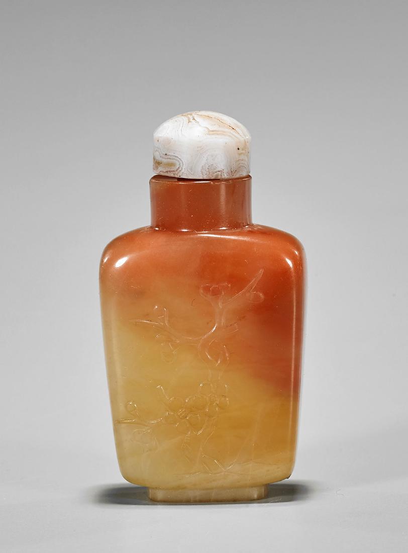 Antique Carnelian Agate Snuff Bottle (1 of 2)