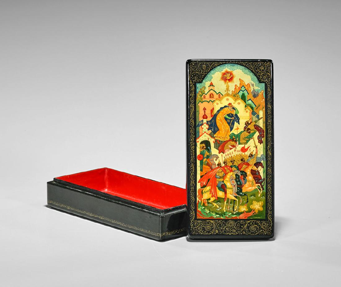 Russian Painted Lacquer Box (1 of 2)