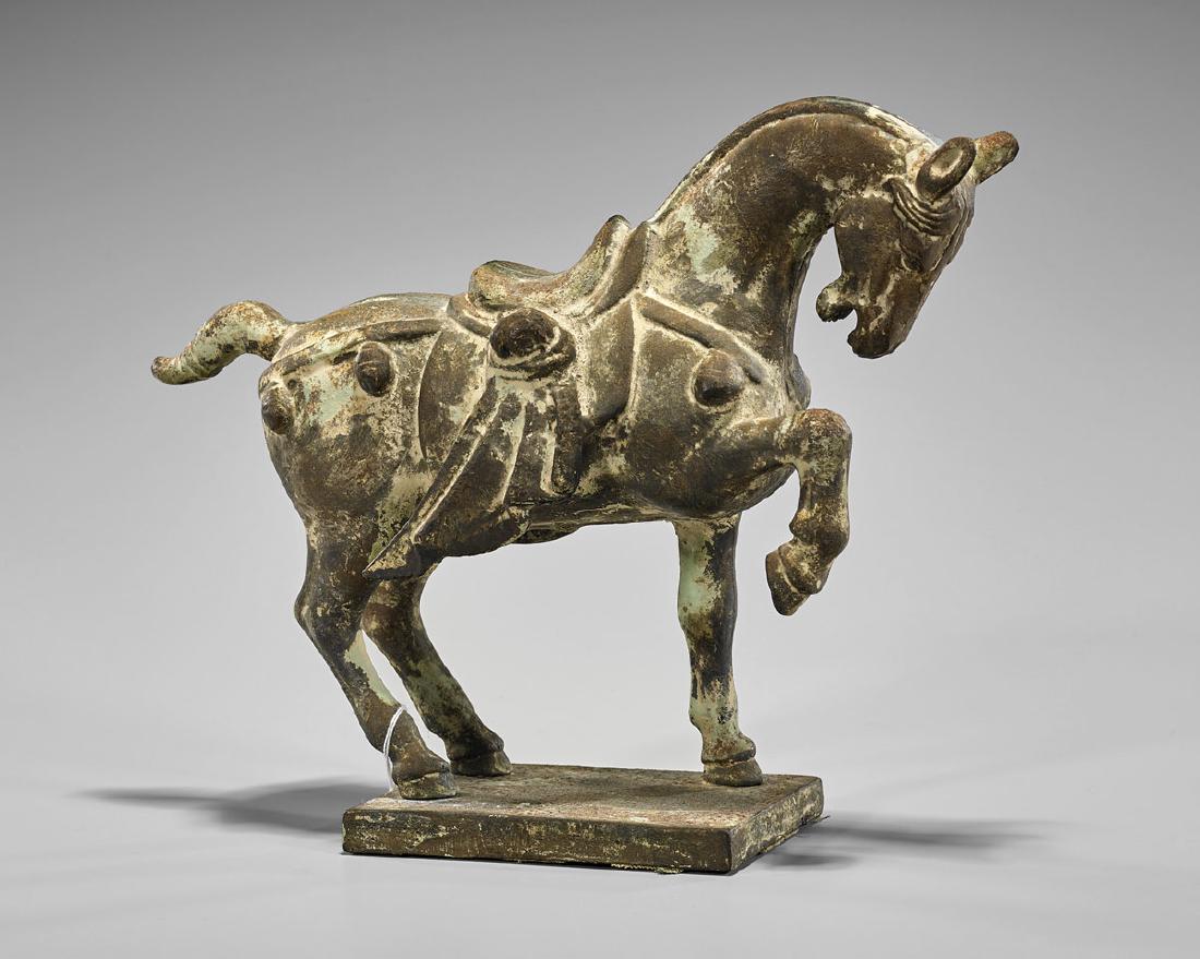 Old Chinese Bronze Tang-Style Horse (1 of 1)