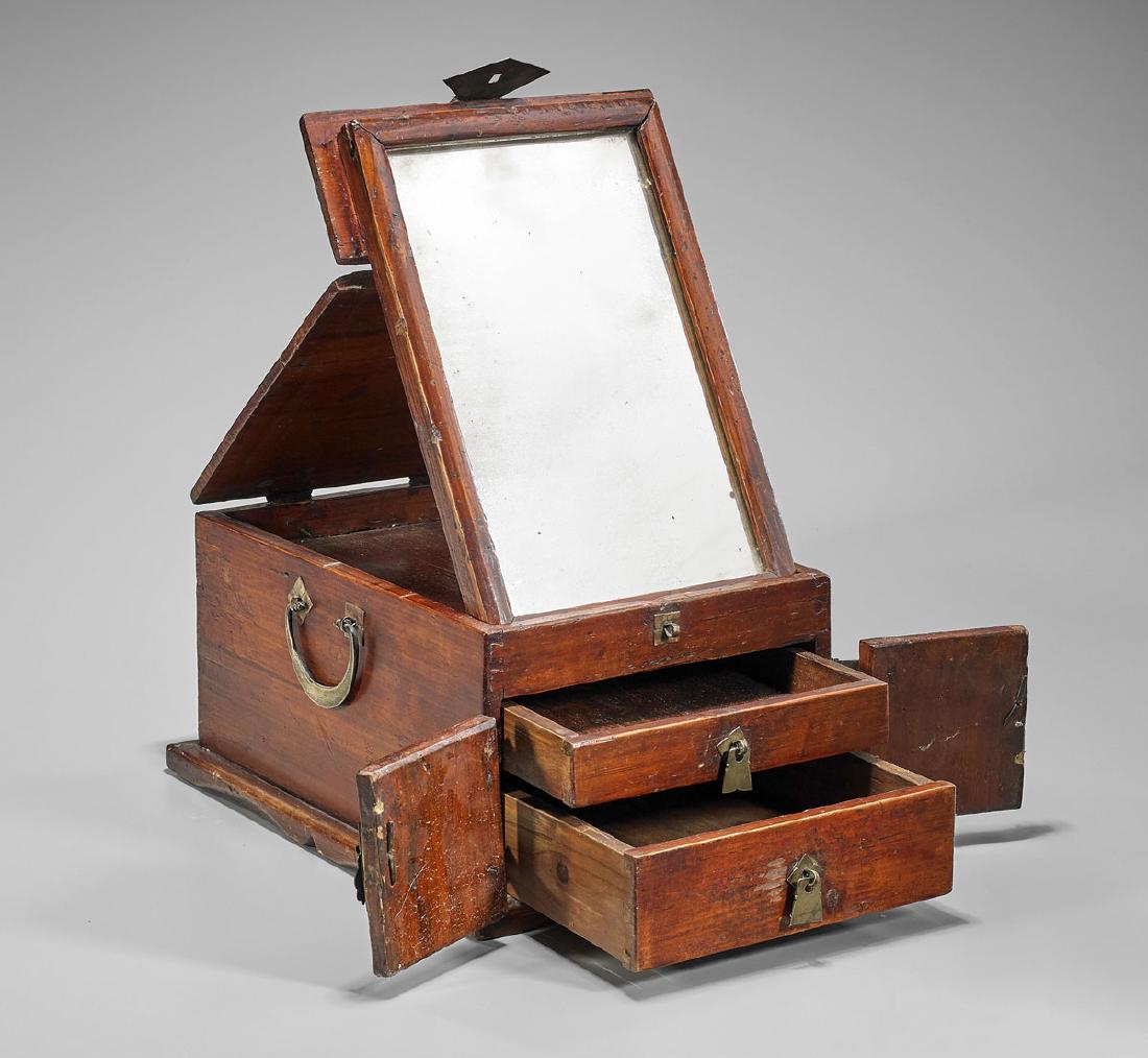 Antique Chinese Carved Wood Vanity Chest (1 of 2)