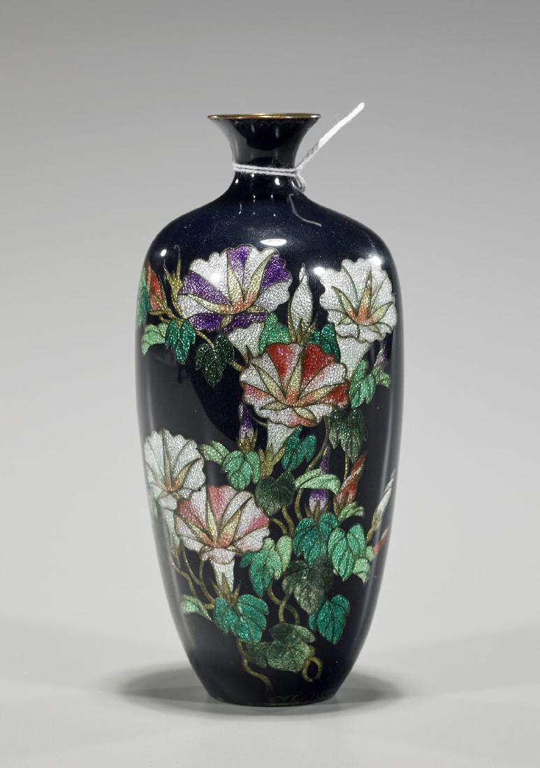 Old Japanese Cloisonne Enamel Vase (1 of 1)