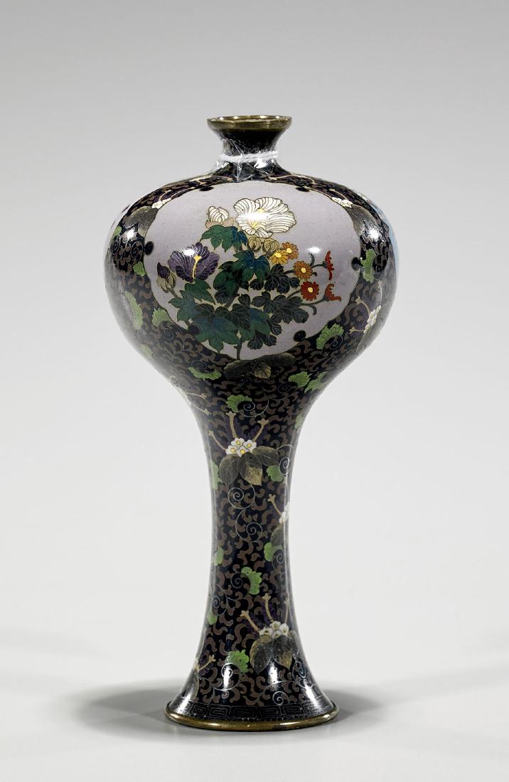 Old Japanese Cloisonne Enamel Vase (1 of 1)
