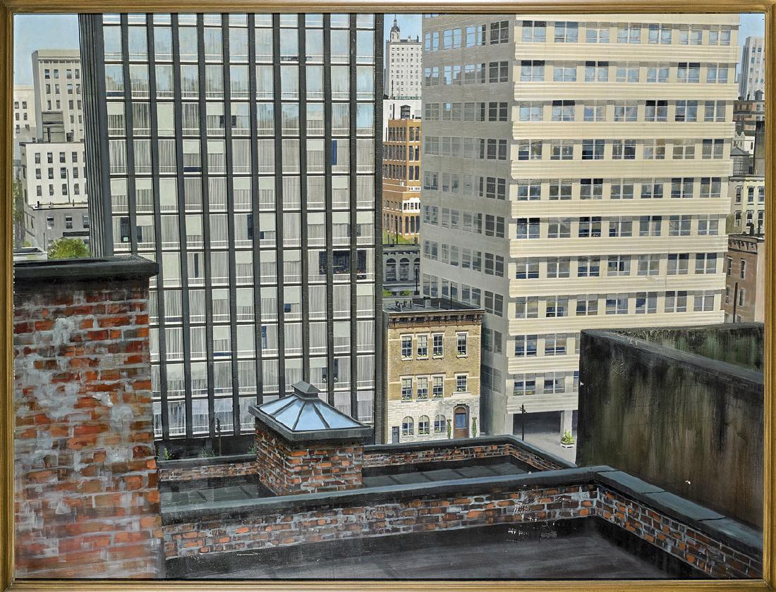 Massive Oil Painting: Cityscape (1 of 1)