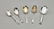 Five American Sterling Silver Serving Spoons
