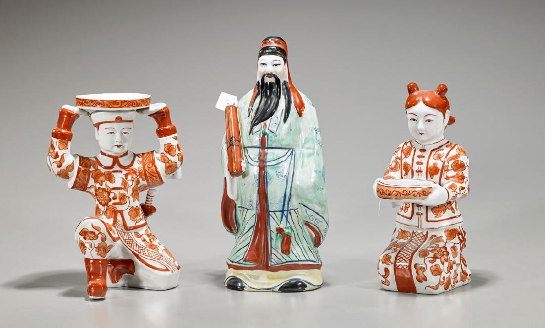 Group of Three Porcelain Figures (1 of 1)