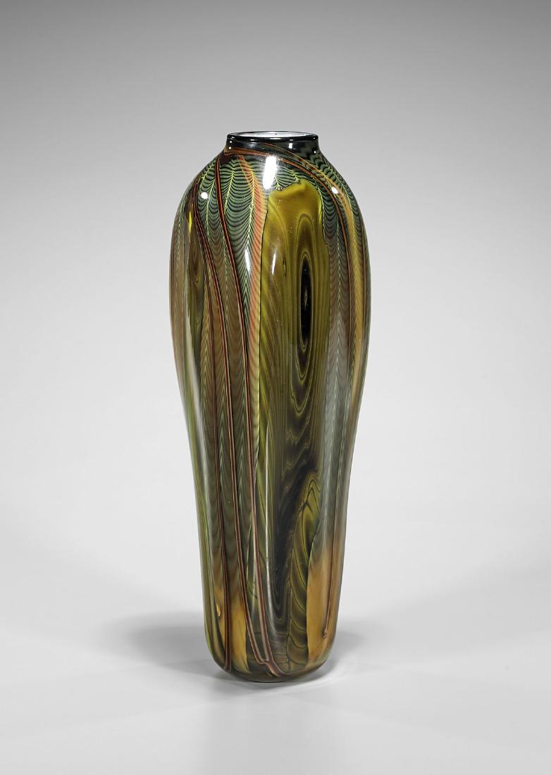 Tall Art Glass Vase (1 of 2)