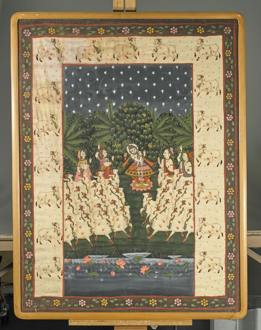 Old Indian Painting on Silk (1 of 1)