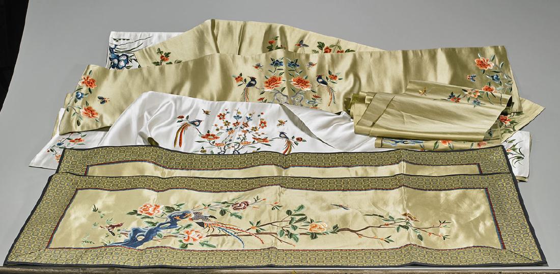 Group of Eleven Chinese Silk Embroideries (1 of 1)