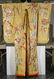 Vintage Japanese Wedding Silk Kimono & Wood Hanger