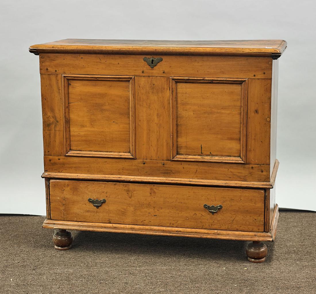 Antique Wood Blanket Chest (1 of 1)