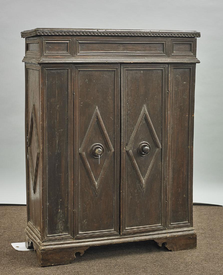 Antique Wood Cabinet (1 of 2)
