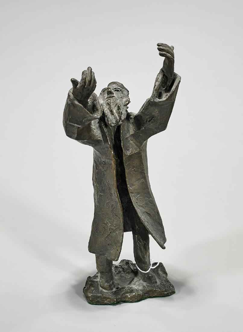 Bronze Rabbi Sculpture by Gizel Berman (1 of 1)