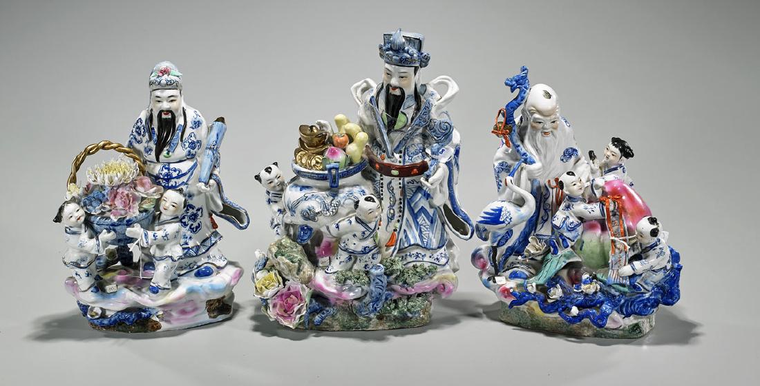 Set of Three Star God Figural Groups (1 of 1)