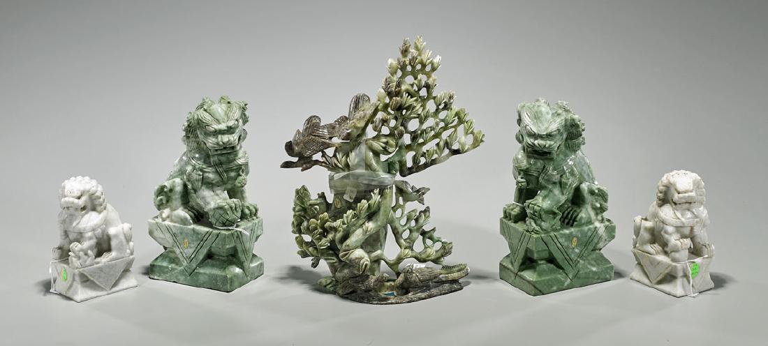 Five Carvings: Fo Lions & Urn (1 of 1)