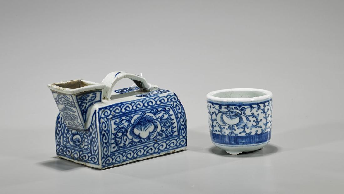 Two Antique Blue & White Porcelains (1 of 1)