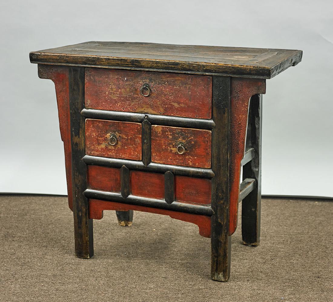 Antique Chinese Wood Cabinet (1 of 1)