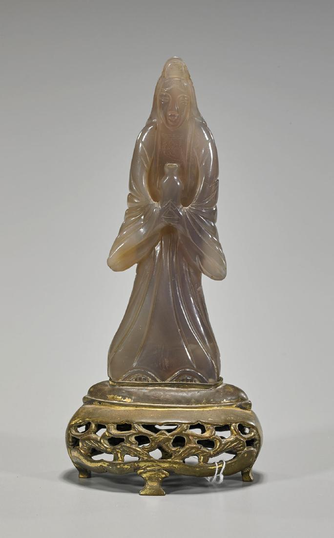 Antique Chinese Carved Agate Figure (1 of 1)