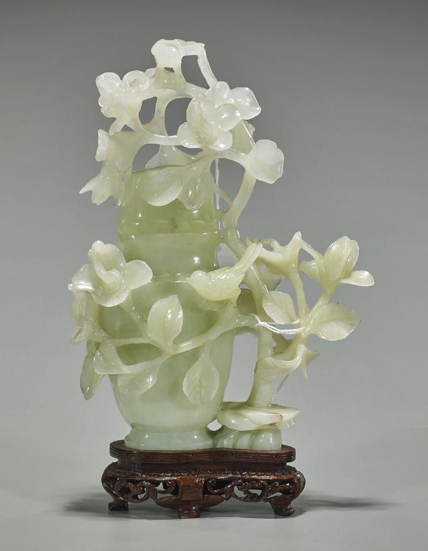 Chinese Carved Jade Vase (1 of 1)