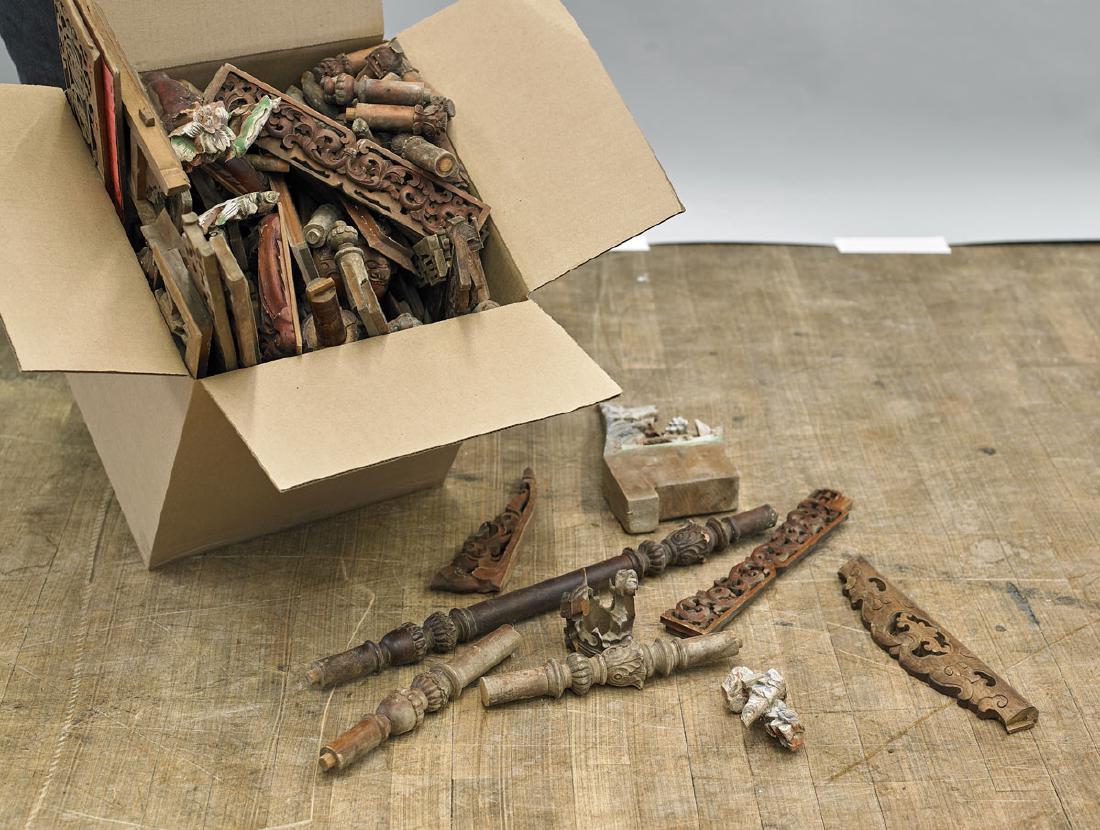 Massive Collection of Various Carved Wood Pieces (1 of 1)