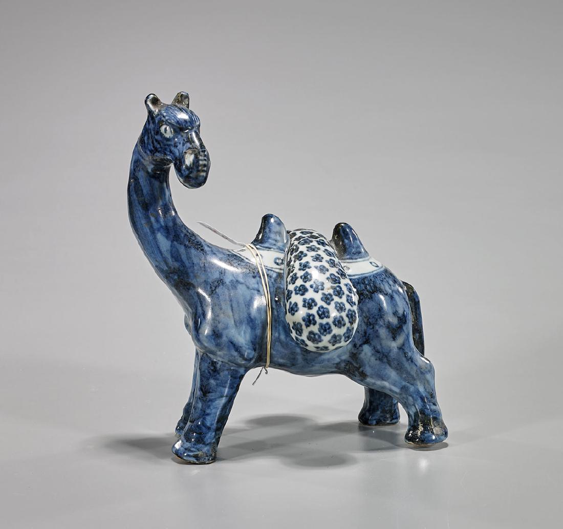 Kangxi-Style Porcelain Camel (1 of 2)