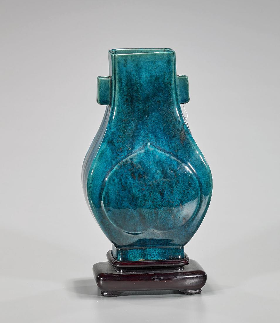 Old Chinese Glazed Porcelain Hu Vase (1 of 1)