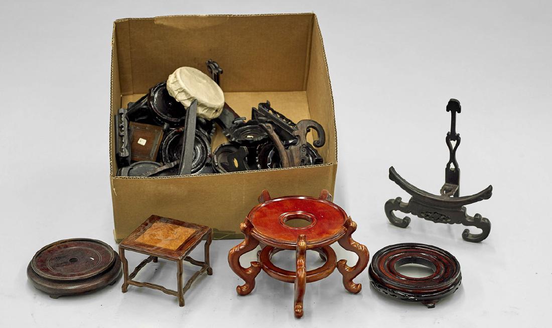 Collection of Thirty Wood Stands (1 of 1)