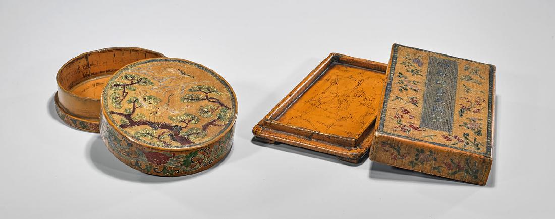 Two Chinese Lacquer Boxes (1 of 1)