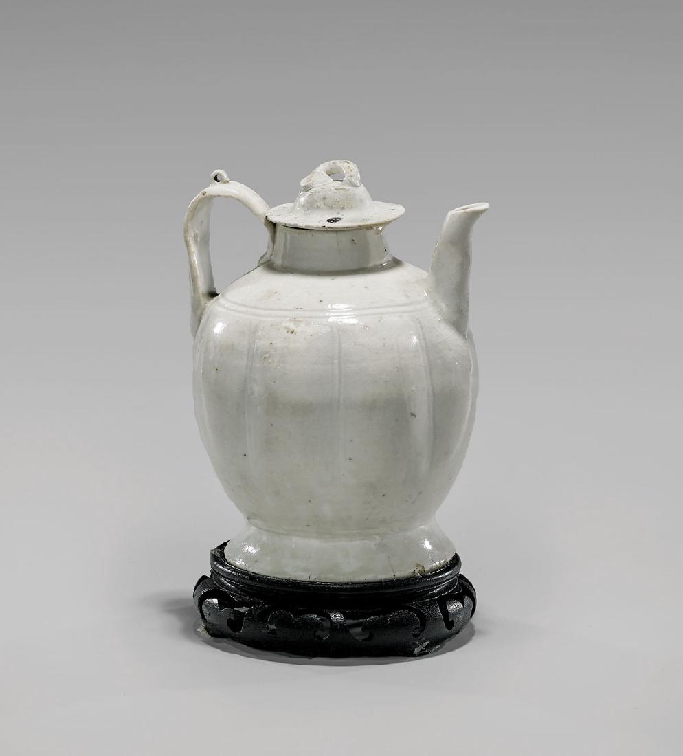 Song Dynasty Qingbai Covered Ewer (1 of 2)