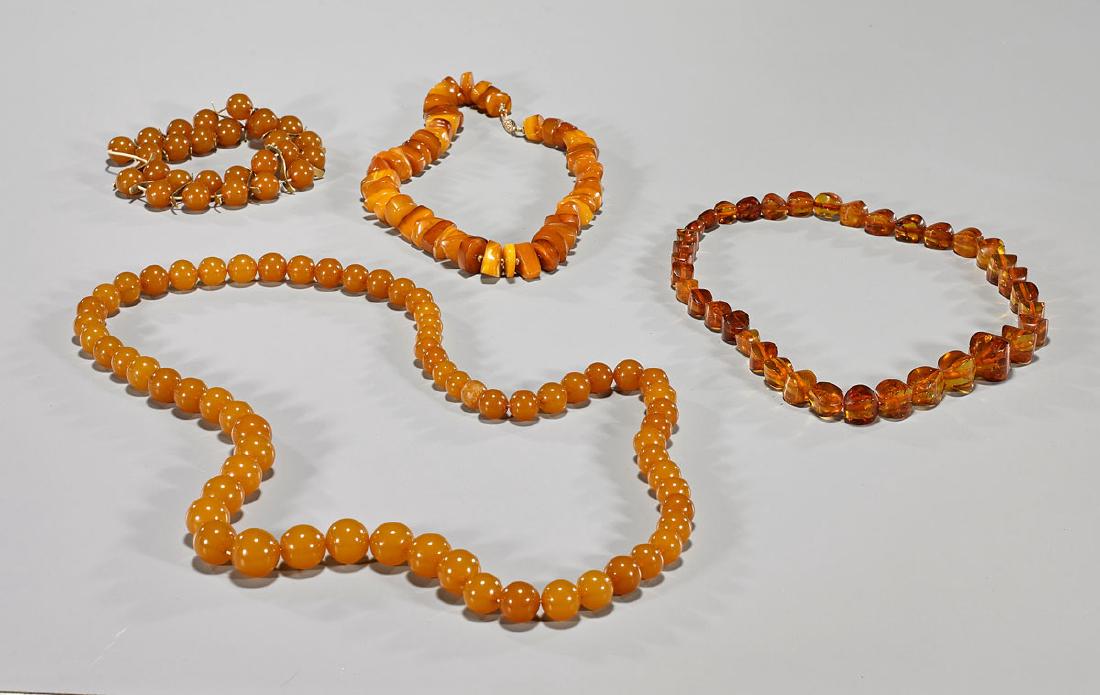 Four Amber Jewelry Pieces (1 of 1)