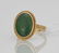 Jade Cabochon & 18k Yellow Gold Ring