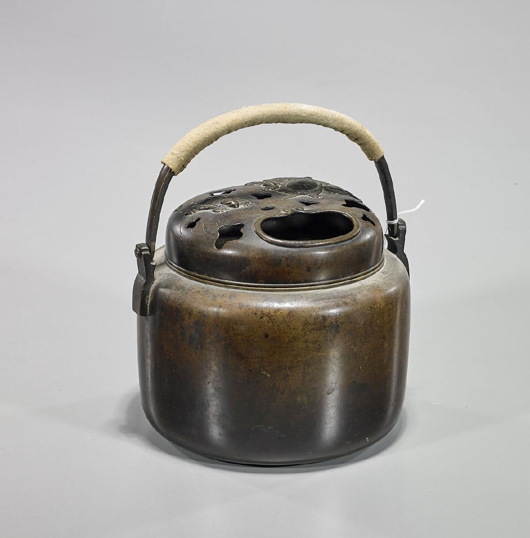 Antique Japanese Bronze Handwarmer (1 of 1)