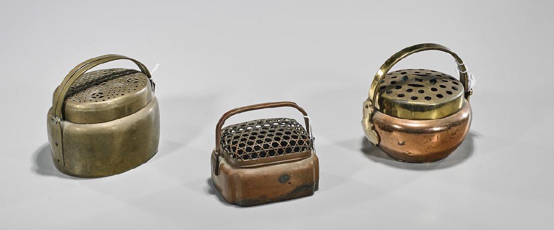 Group of Three Chinese Metal Handwarmers (1 of 1)