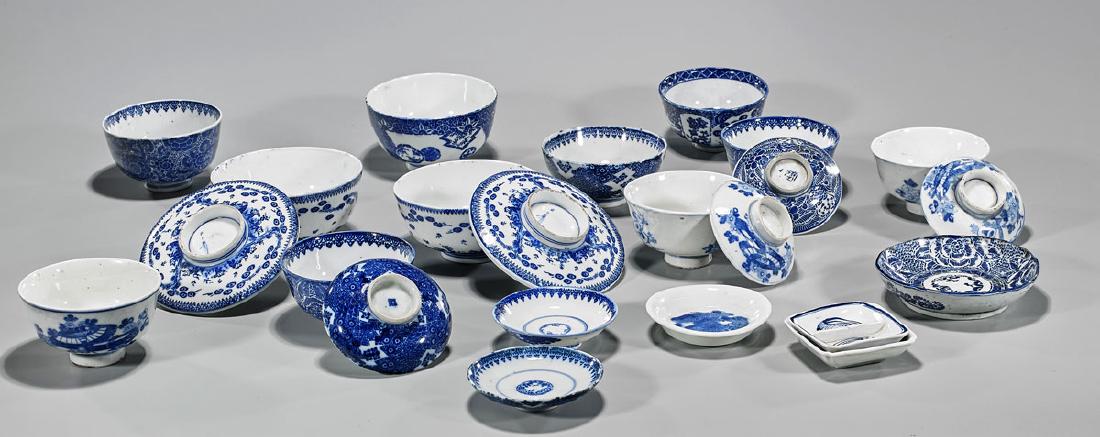 Large Collection of Antique Japanese Blue & White (1 of 1)