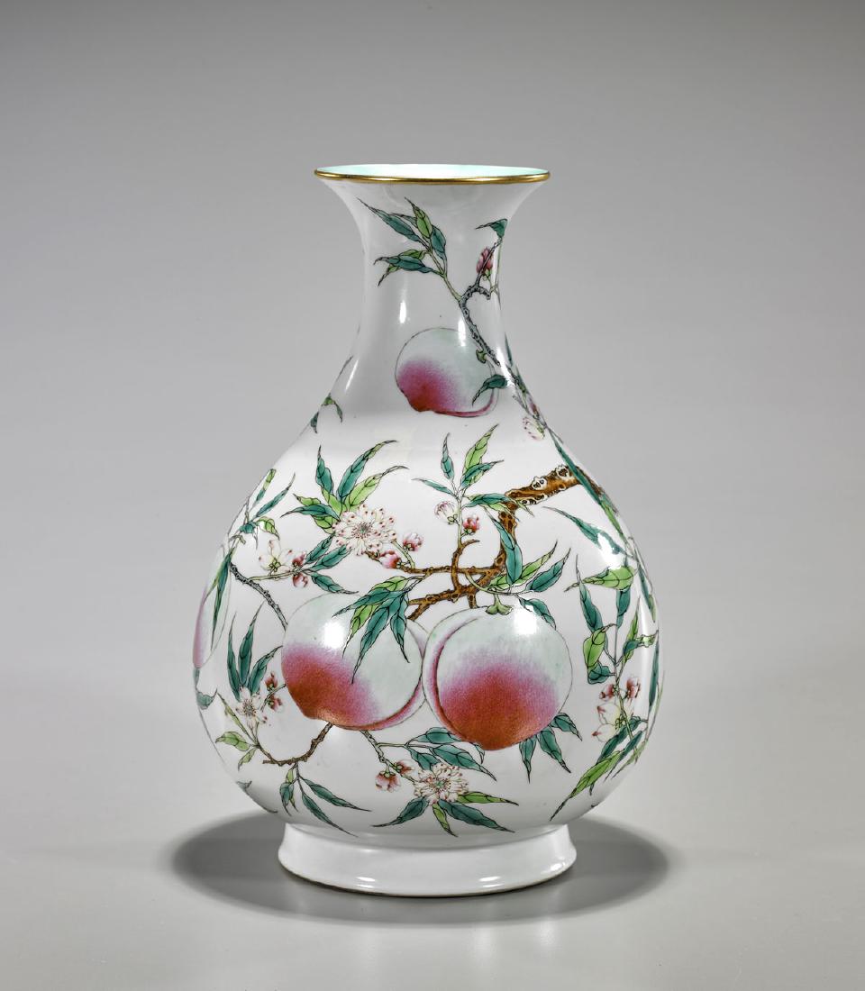 Chinese Enameled Porcelain Vase (1 of 2)