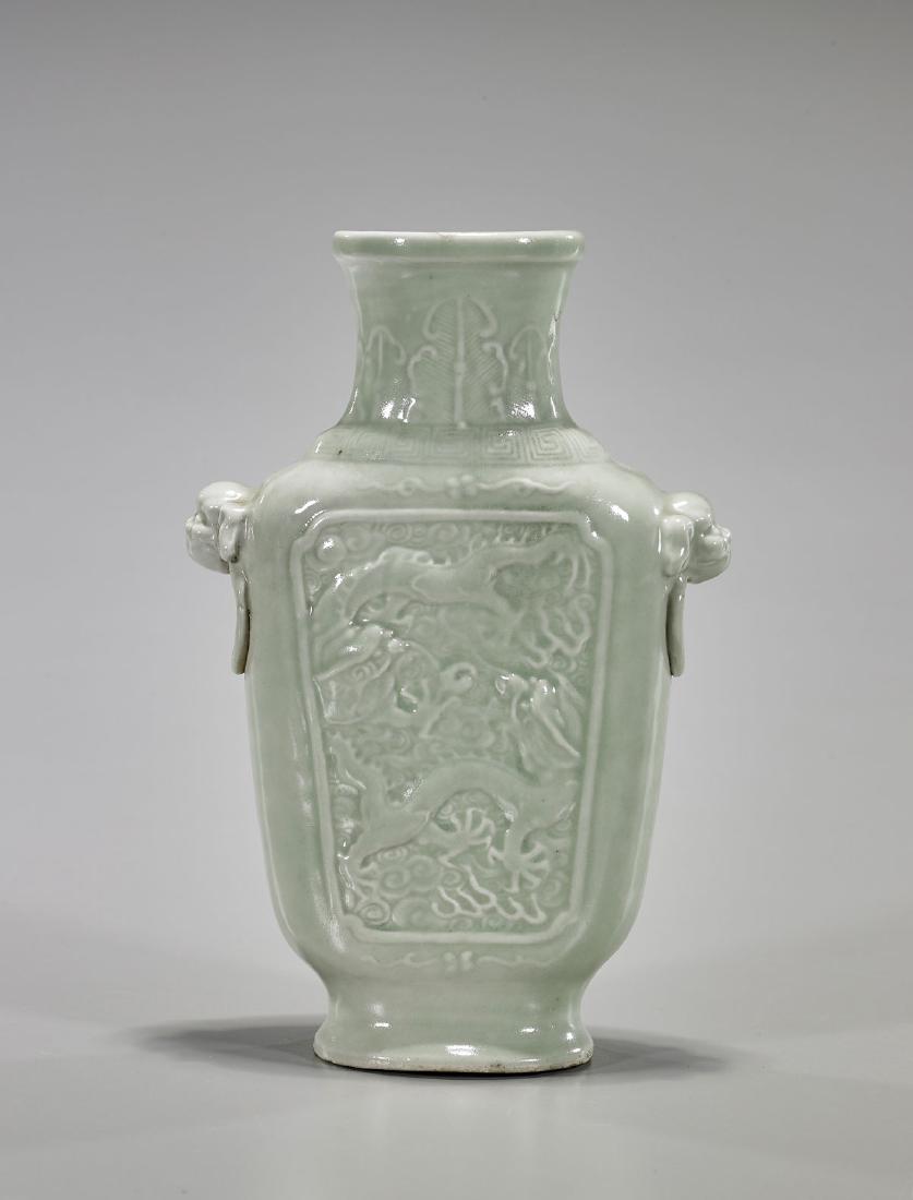 Chinese Celadon Glazed Vase (1 of 2)