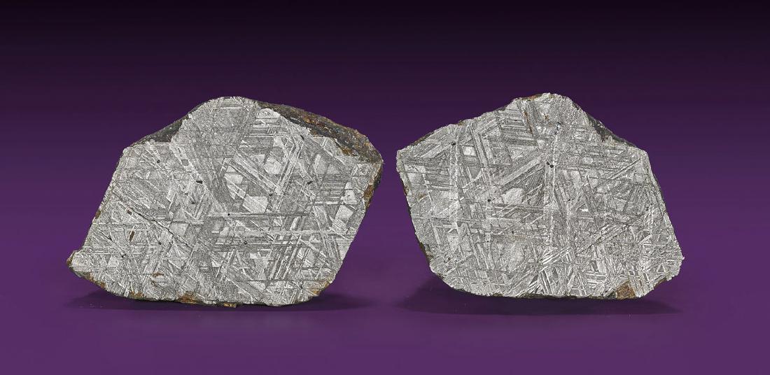 COMPLETE BISECTED METEORITE (1 of 2)