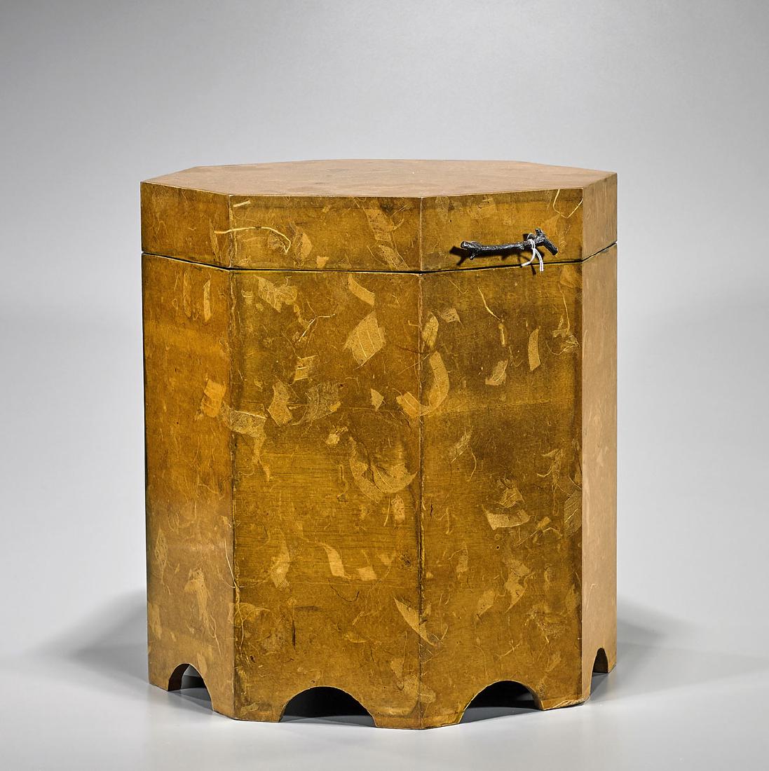 Old Chinese Lacquered Storage Box (1 of 2)