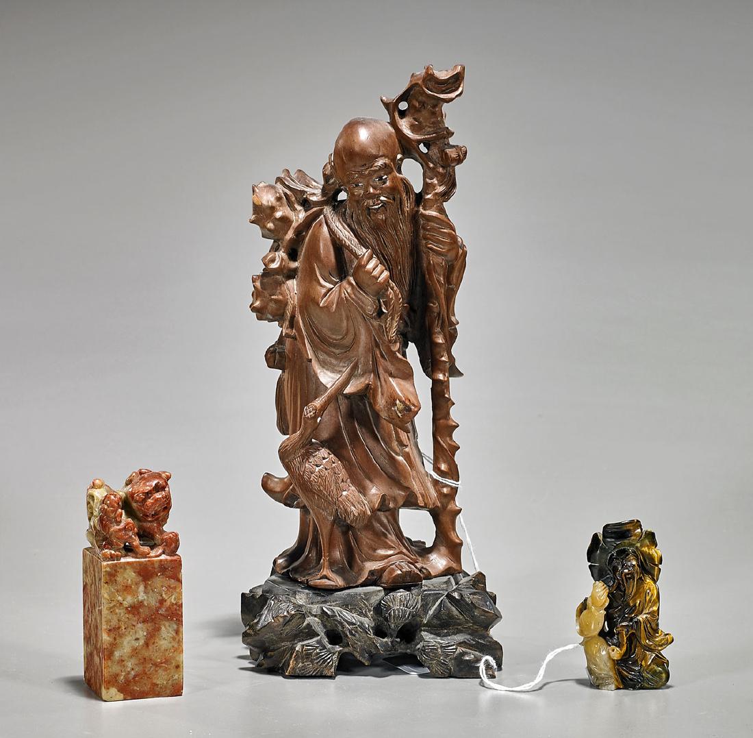 Group of Three Various Chinese Items (1 of 1)