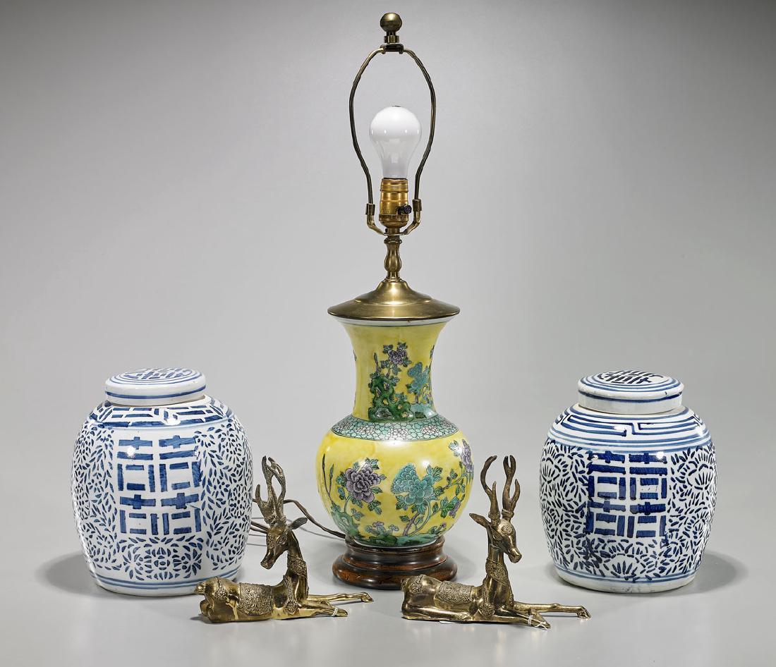 Group of Five Various Chinese Pieces (1 of 1)
