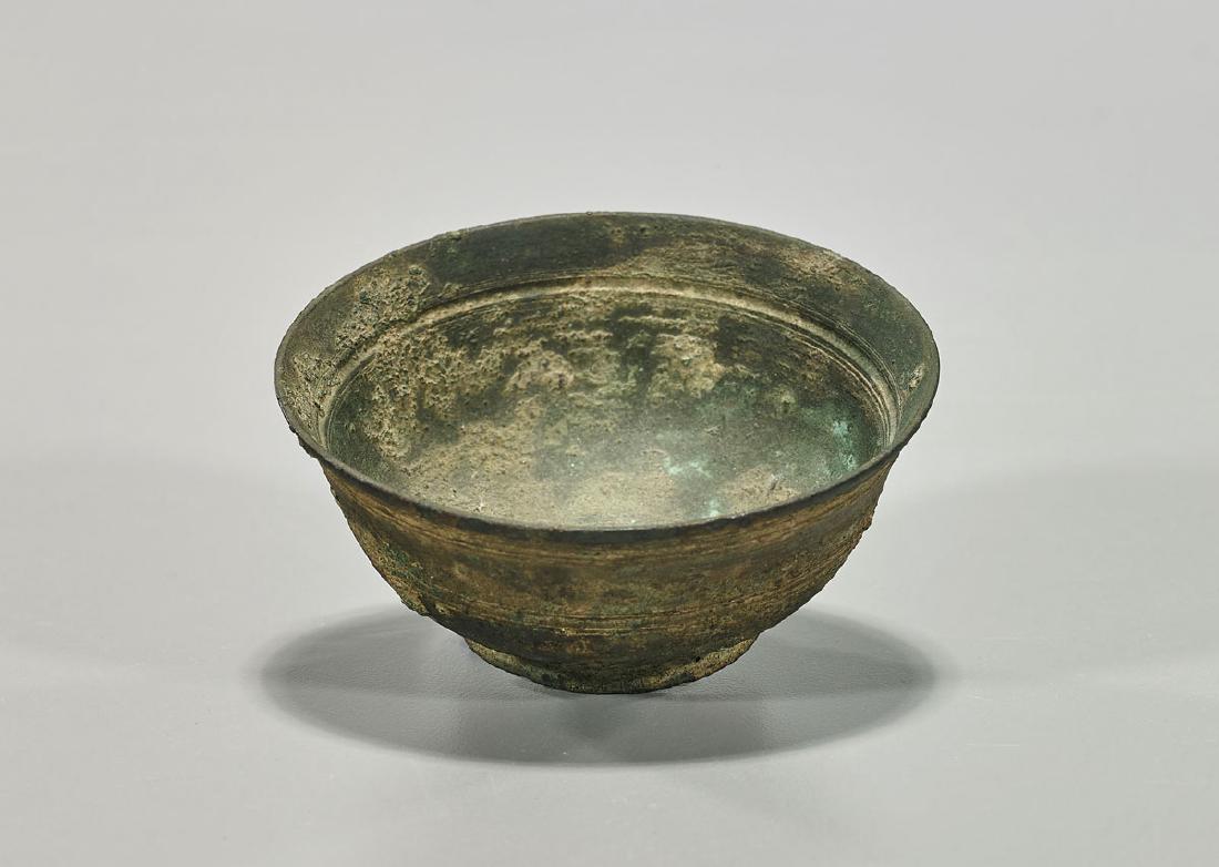Small Antique Chinese Bronze Bowl (1 of 1)