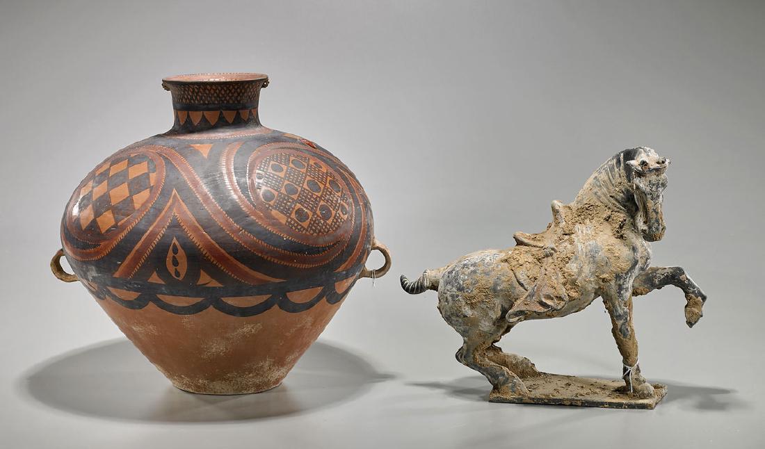 Two Chinese Pottery Pieces (1 of 1)