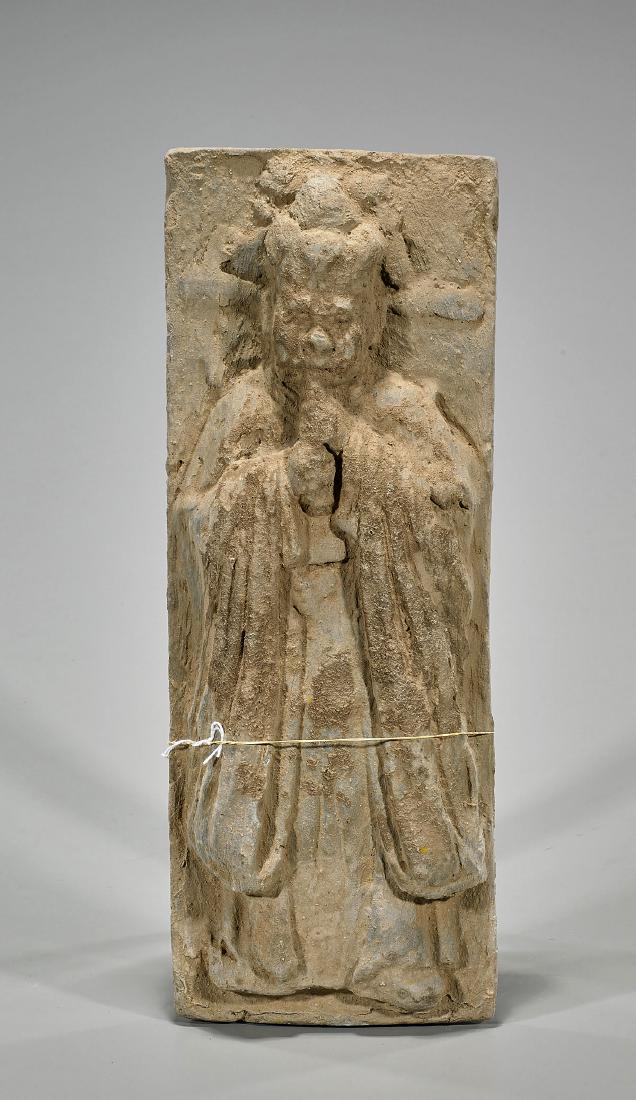 Chinese Tang Dynasty Pottery Tile (1 of 1)