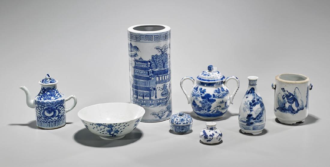 Group of Eight Old & Antique Chinese & Japanese (1 of 1)