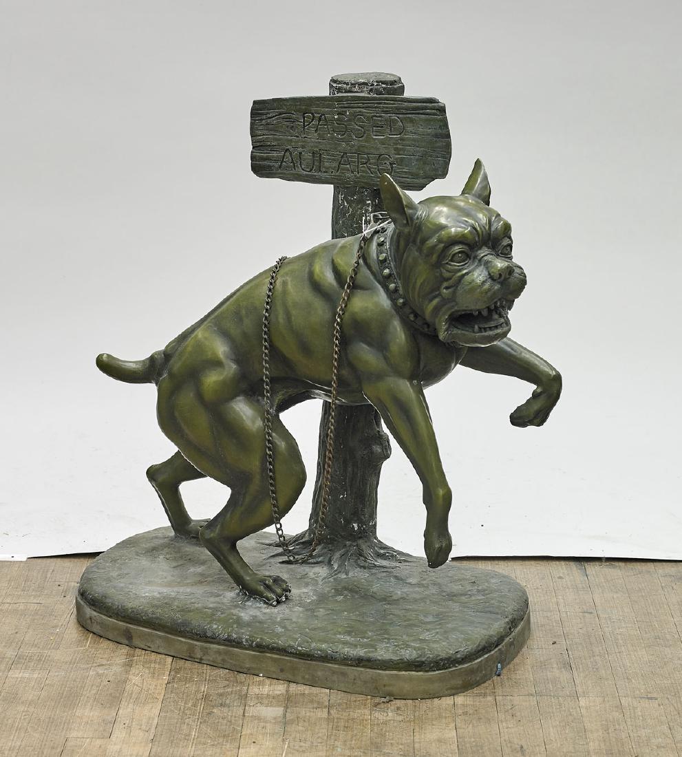 Large Bronze After Charles Valton's 'Passez Au Large' (1 of 2)